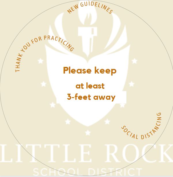  New 3-feet guideline message with lrsd logo